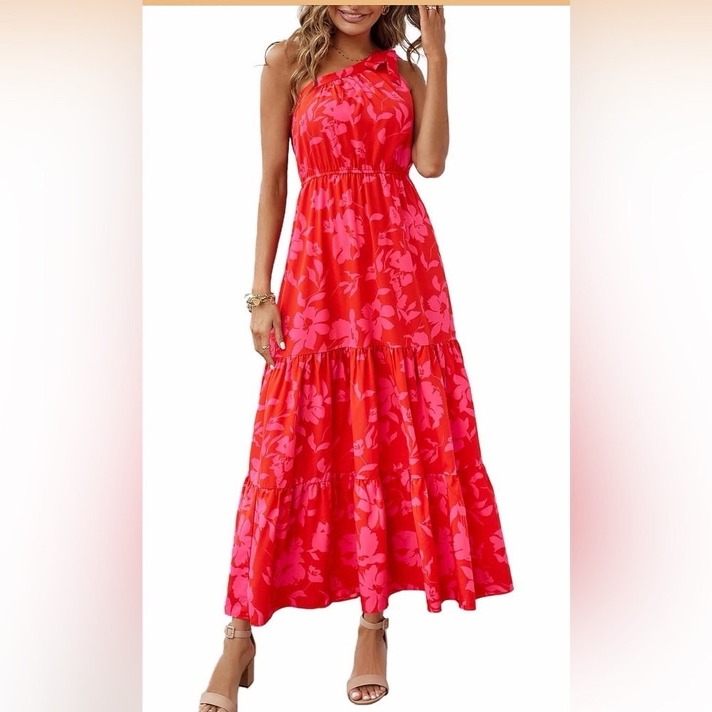 🆕One Shoulder Maxi Dress
